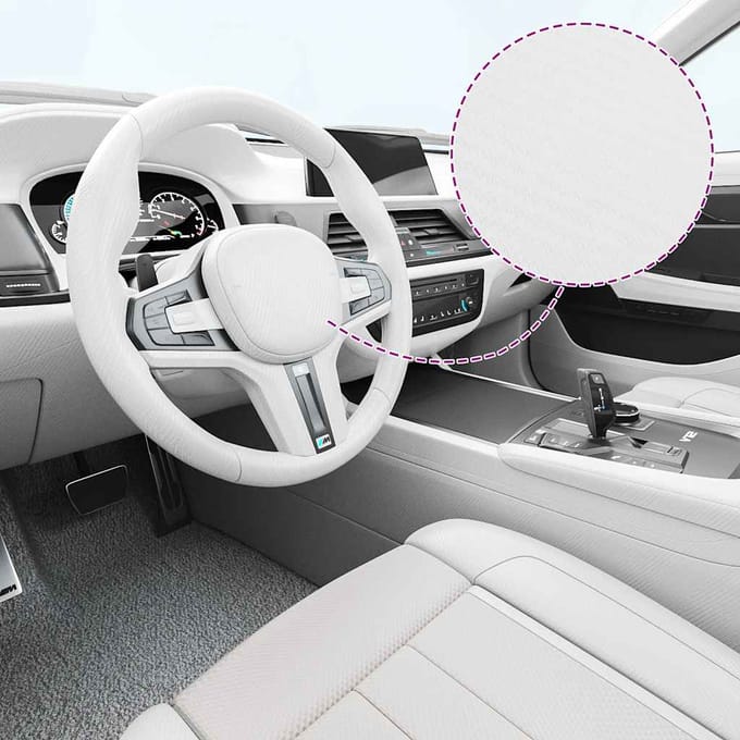 Vidaxl Films pour Voiture 3D, 2 Pièces, Blancs, 100X150 Cm