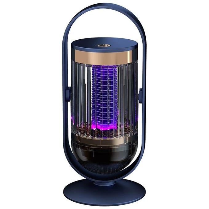 Lampe anti-moustiques électrique rechargeable USB LED piège à insectes portable blue
