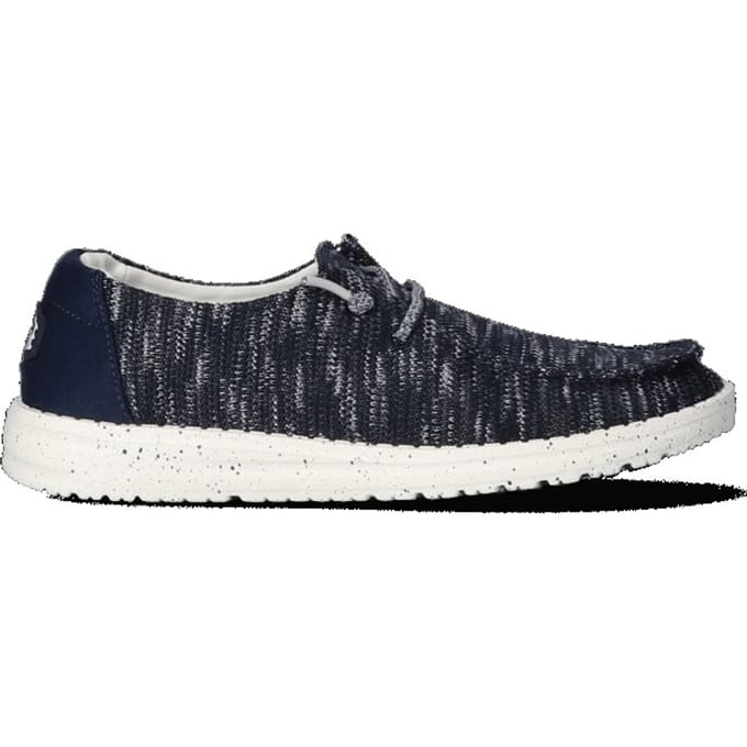 HEYDUDE Wendy Instappers blauw Canvas - Dames - Maat 39