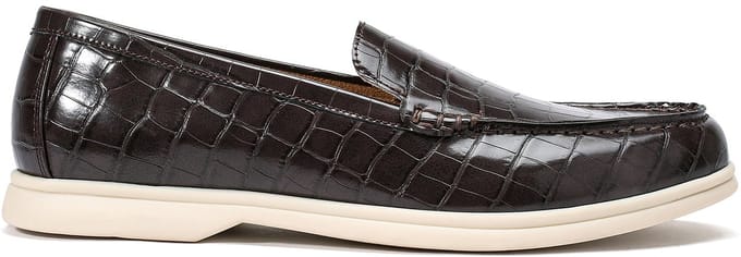 ALLTHEMEN Heren Krokodillenprint Loafer - Slip-on - 41