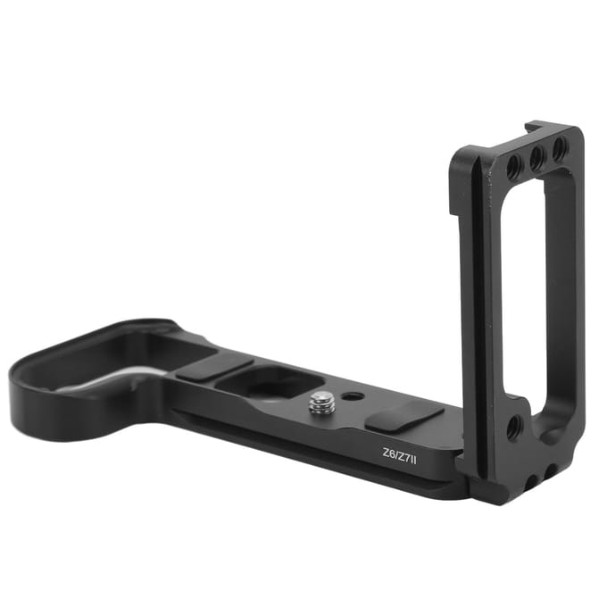 L-type snelkoppelingsplaat Aluminium camera verticale opname camera L-beugel voor Nikon Z6 black