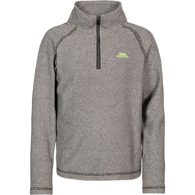 Trespass Kinder/Kids Keynote Fleece Top (Zwart)