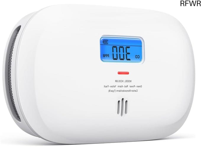 Koolmonoxidemelder - CO Alarm - Veilige Huis - 10 Jaar Sensor - 75 x 142 x 32 mm - Geel