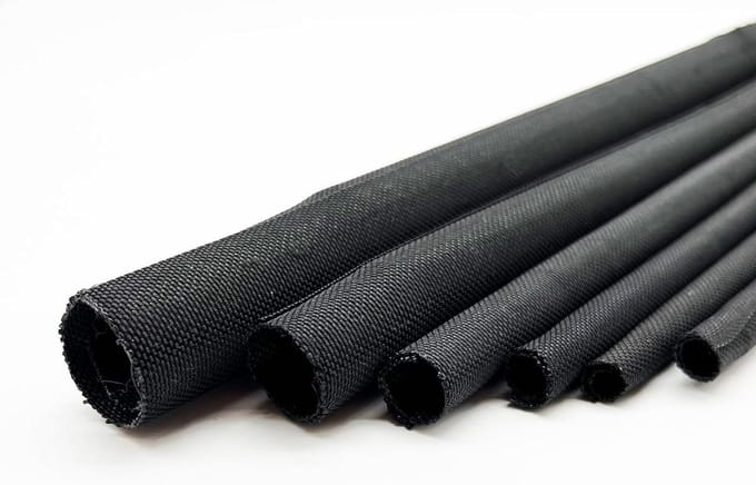 Kabel Huls - Draad Beschermer - Kabel Beheer - Zelfsluitend Ontwerp - 3/4" 35ft - Zwart