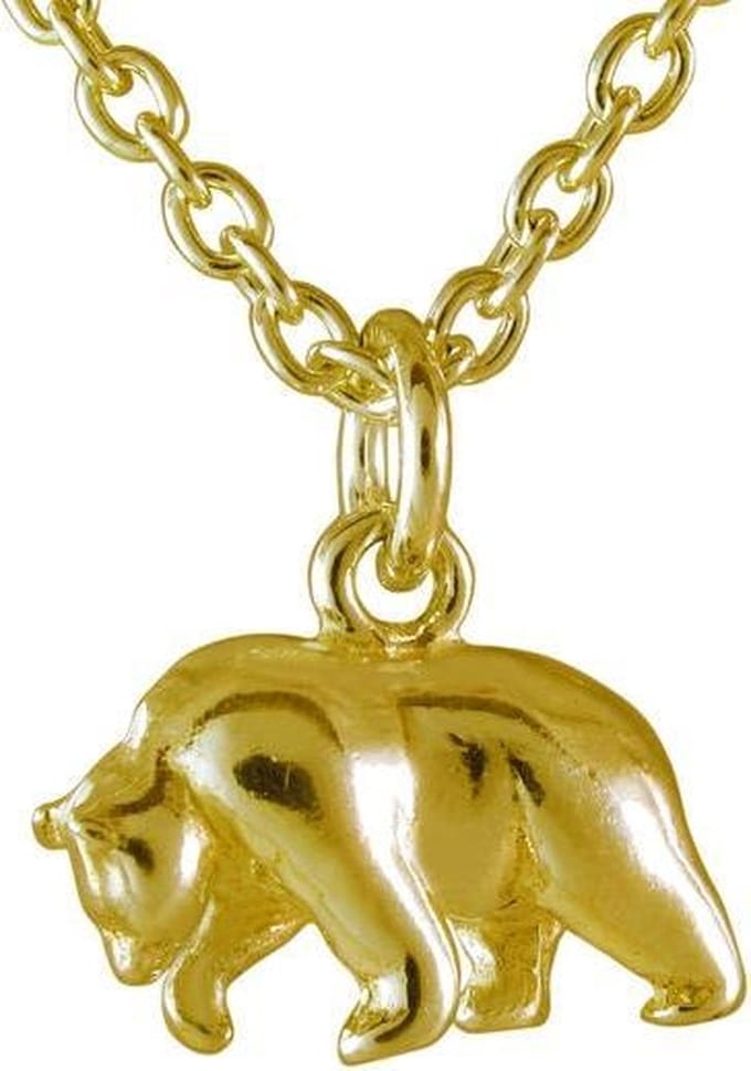 AuBor ®. Hanger. Goud. De beer.