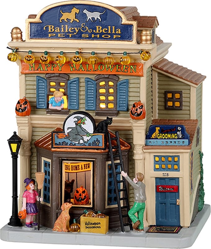 Lemax - Bailey & Bella Pet Shop - Kersthuisjes & Kerstdorpen