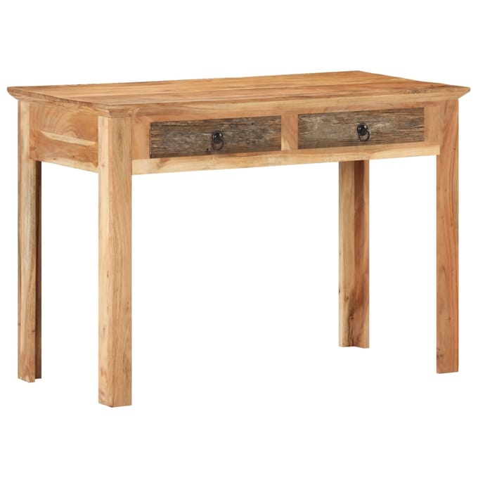 vidaXL - Bureau - 110x50x75 - cm - massief - gerecycled - hout
