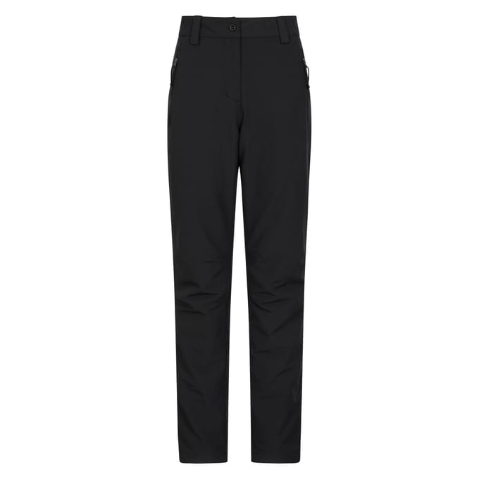 Mountain Warehouse Dames/Dames Arctic II Stretch Fleece Gevoerde Lange Broek (Zwart)