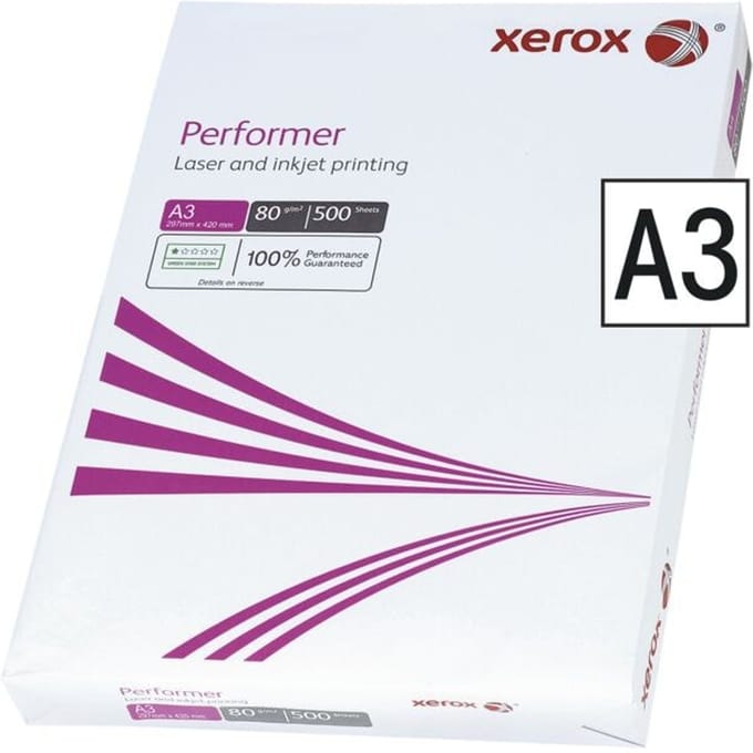 Xerox Kopieerpapier Performer - ECF - A3-formaat - 80 g/m² - wit - 500 vellen