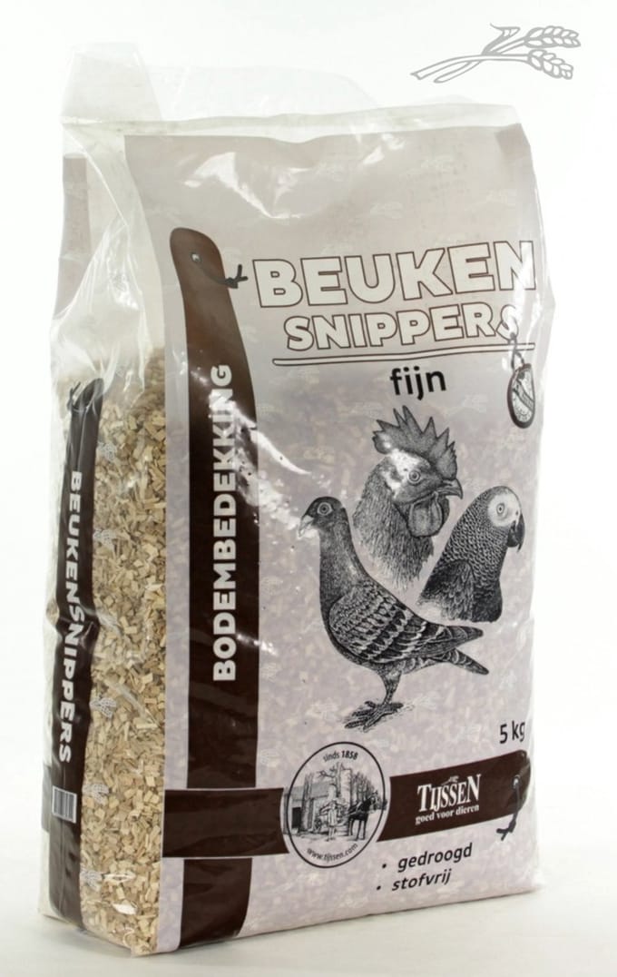 Tijssen Beukensnippers - Bodembedekking - Fijn - 6mm - 5kg