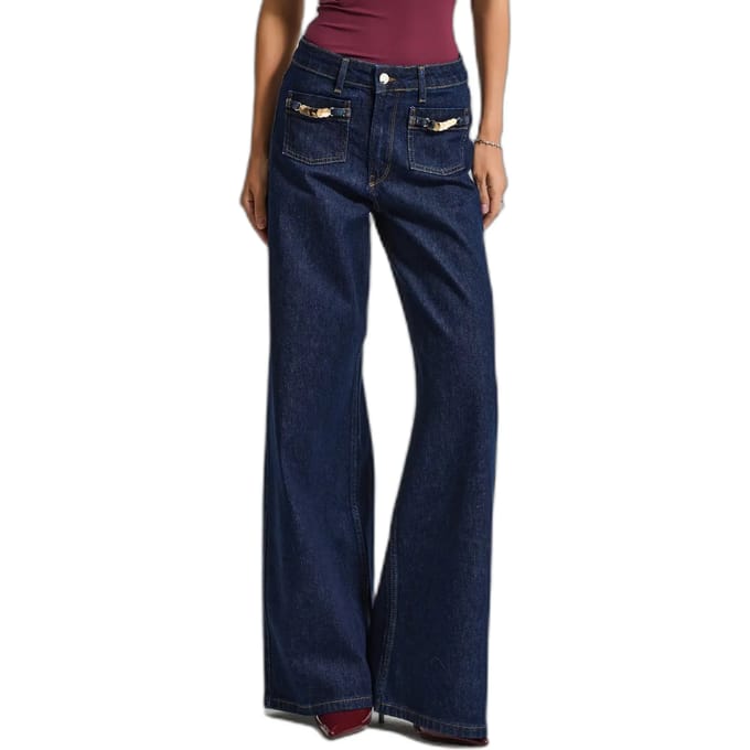 It's Basic - WIDE MID RISE JEANS