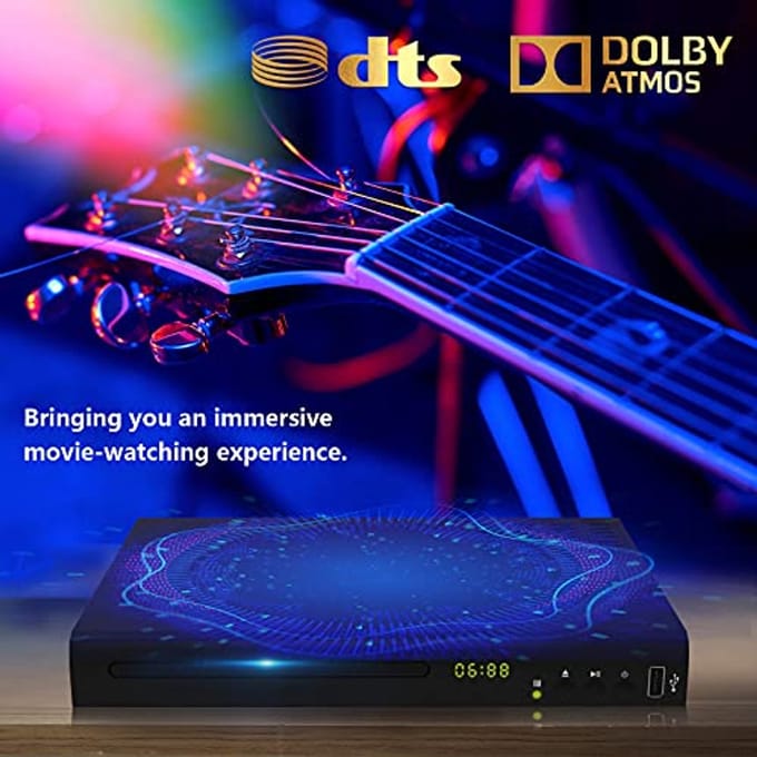 Blu-ray DVD Speler met HDMI en Multi-regio Ondersteuning - Ideaal voor Thuisbioscoop