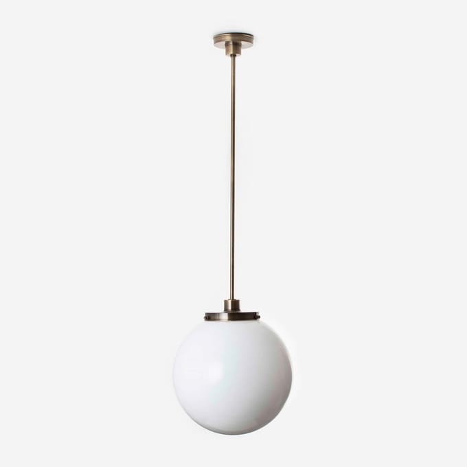 Hanglamp Bol Ø 30 20's Brons - Art Deco Trade