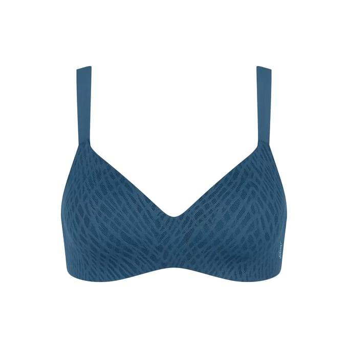 Sloggi ZERO Feel Bliss Dames THE UP TshirtBra Smoky Blue