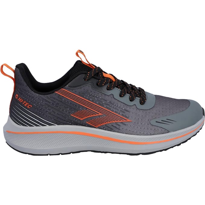 Hi-Tec Santorini Heren Sneakers Van Polyester In Zwart/Stille Schaduw