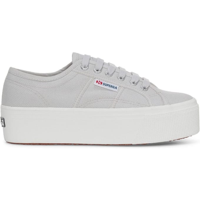Superga Dames/Dames 2790 Linea Up Down Trainers (Grijs Zilver/Avorio)