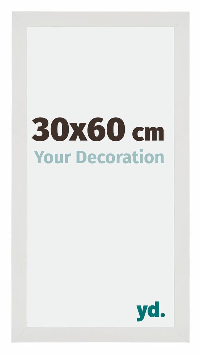 Your Decoration - Fotolijst 30x60 cm - MDF - Wit Mat - Mura