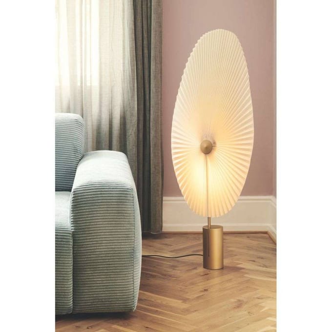 Liris Vloerlamp Messing - GEJST