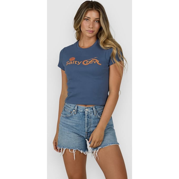 Salty Crew Sunny Side Baby T-Shirt blauw