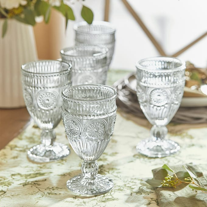 LOBERON Glas set van 6 Leatrice helder