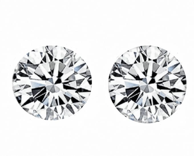 100% Allergievrije Oorbellen strass steentje-6 mm