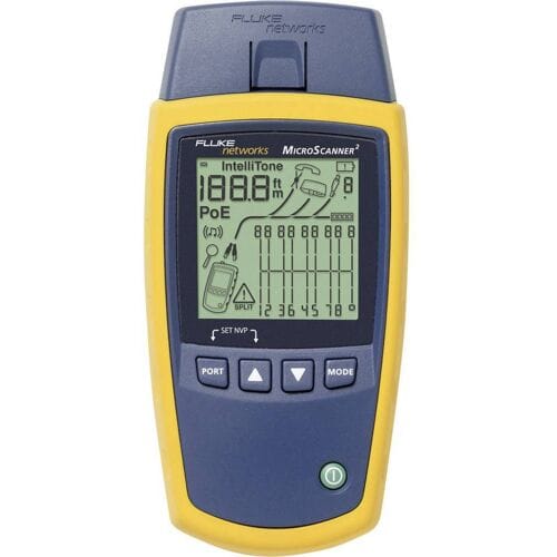 Fluke Networks MS2-100 MicroScanner² Kabeltester Meetbereik: Netwerk