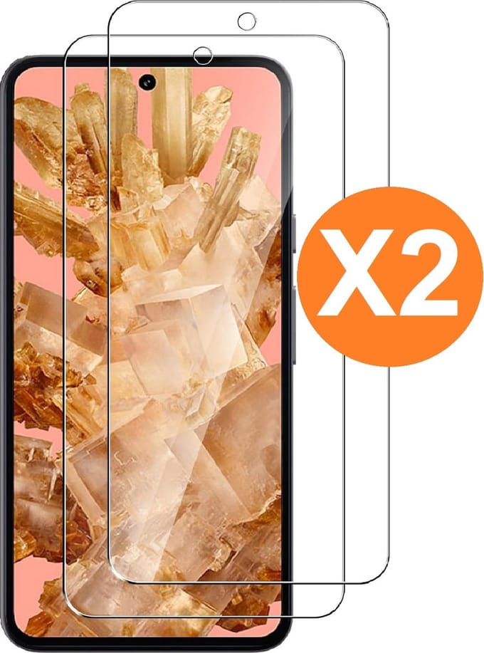 Screenprotector geschikt voor Google Pixel 8 screenprotector Beschermglas - Screenprotector geschikt voor Google Pixel 8 Screen protector gehard glas - Screenprotector geschikt voor Google Pixel 8 - 2 Stuks