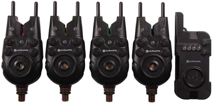 Ultimate Elite Bite Alarm Beetmelder Set 4+1 - Beetmelder