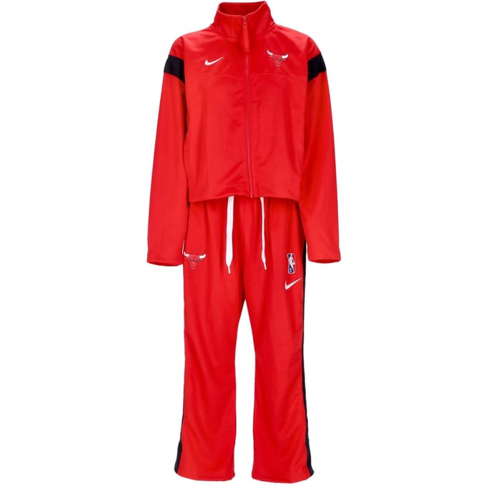 Compleet dames trainingspak NBA trainingspak Courtside Team Chibul University Rood/zwart/wit
