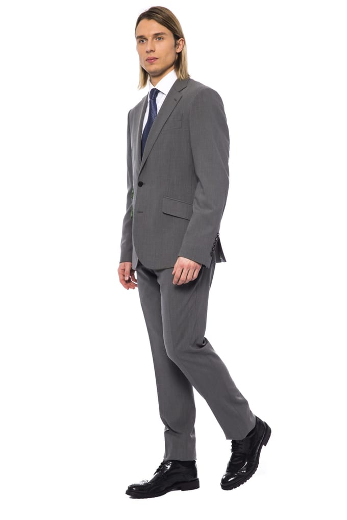 Billionaire Italian Couture Herenpak van grijze wol