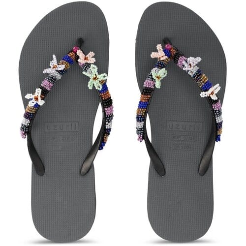 Uzurii | Teenslippers | Dames | Zilver | Maat 37/38