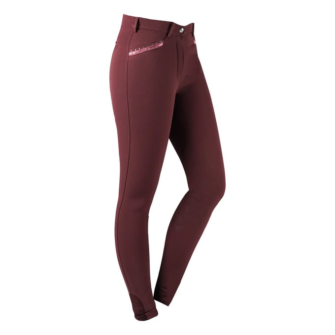 Horka Rijbroek Alexa Dames Micropolyester Bordeaux Maat 44