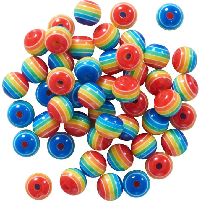 itoshii Kralen set "Regenboog", 8 mm