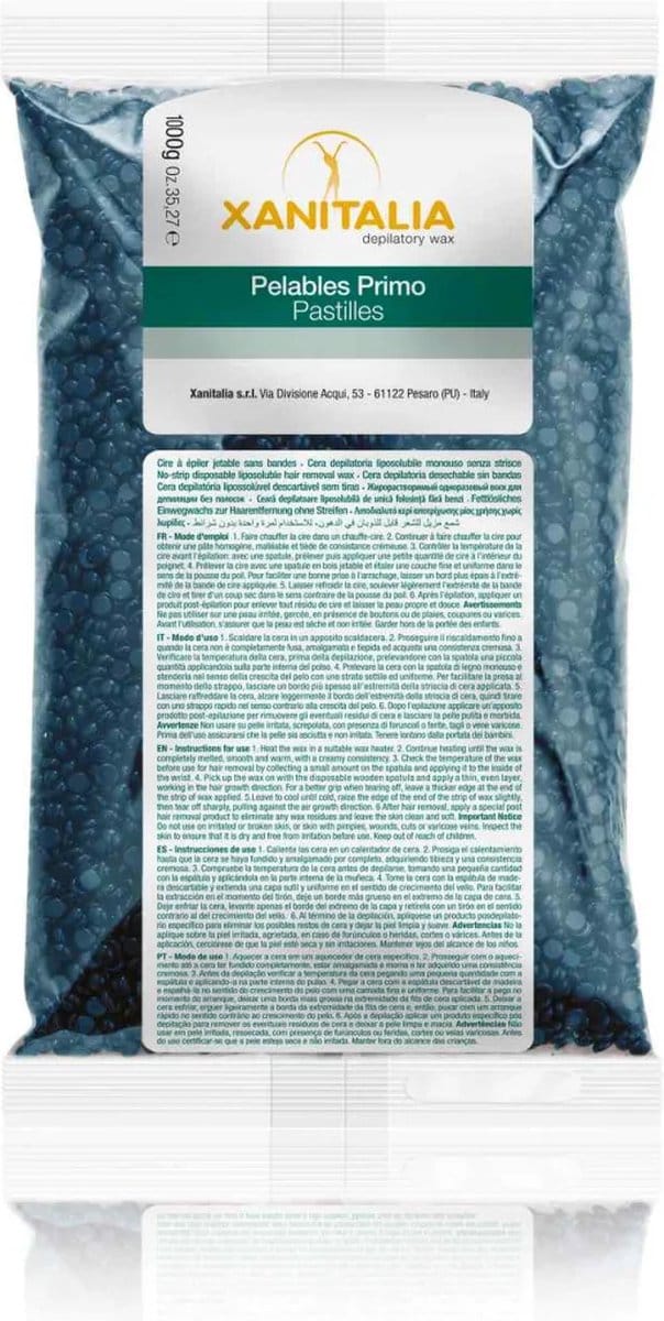 Wax - ontharingswax - parels - 1 KG - 1000 gram - lichaamswax - Azulene