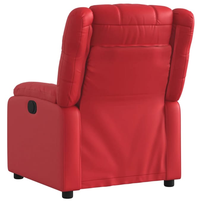 vidaXL - Fauteuil - verstelbaar - kunstleer - rood