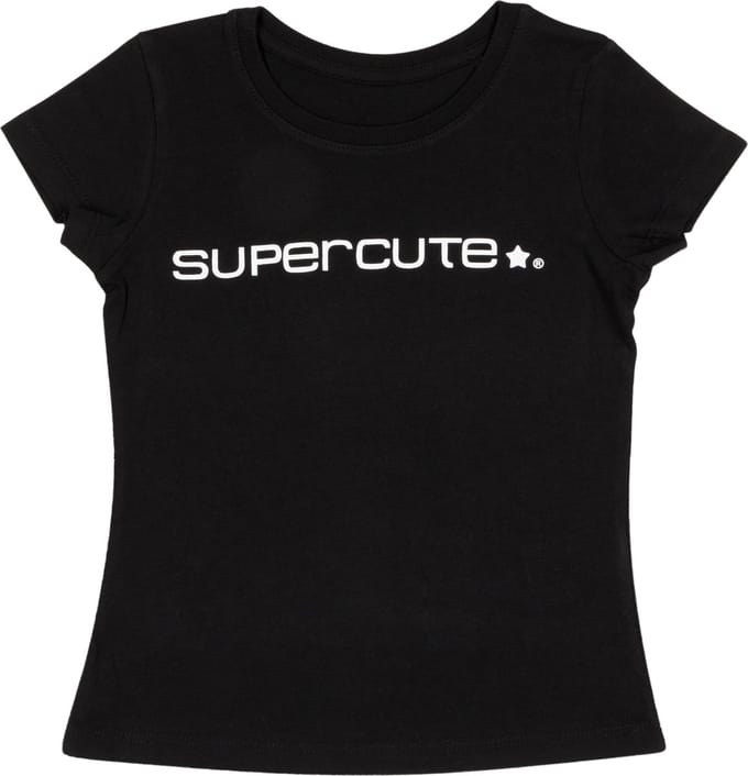 T-shirt Supercute zwart 5-6 jaar