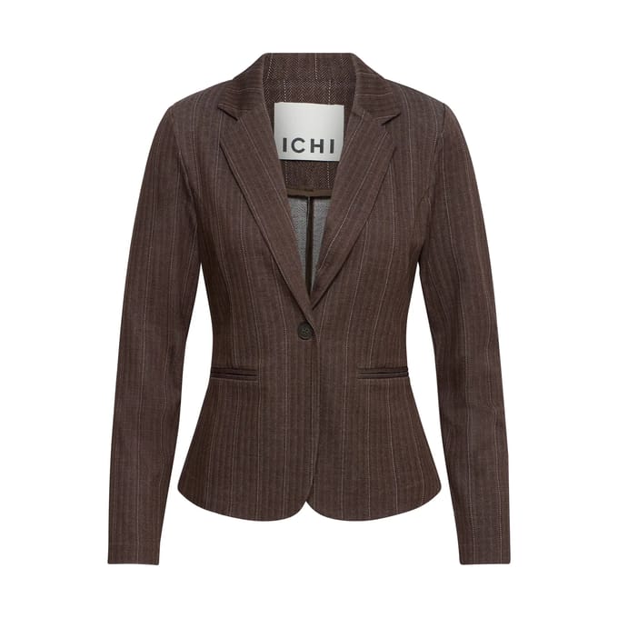 Blazer van viscosemix met reverskraag model 'KATE'