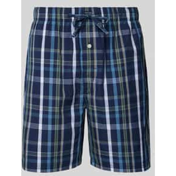 regular fit korte pyjamabroek met logopatch