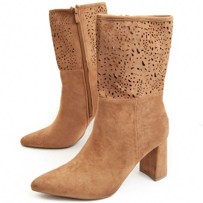 Montevita Heel Boot Bereta In Bruin