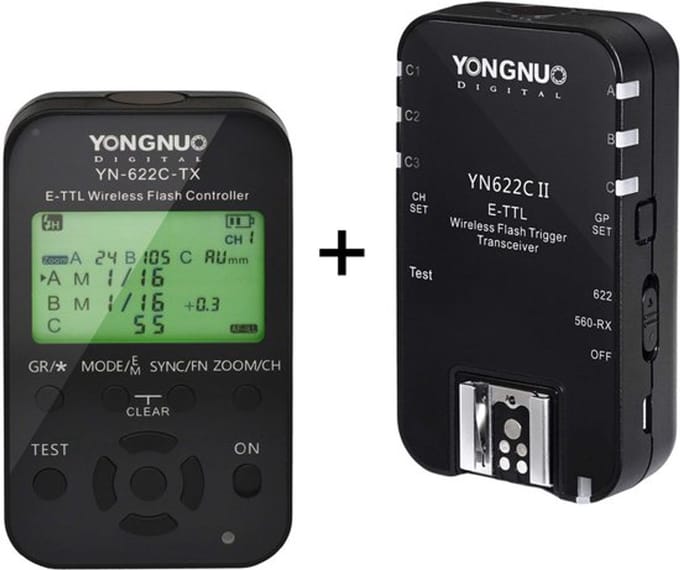 Dailygoody - Yn622 TX-zendontvangerset - Flitscontroller - tot 1/8000