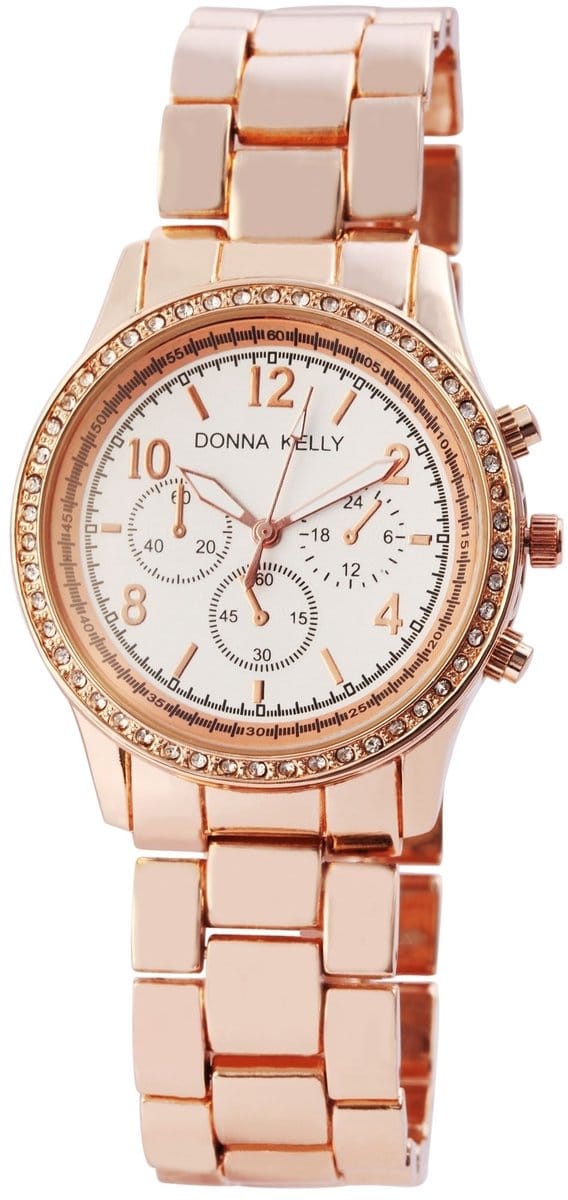 DONNA KELLY Dameshorloge metaal Mineraalglas