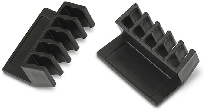 Kabelgeleiders Zelfklevend - 2-delig - 7mm - Zwart