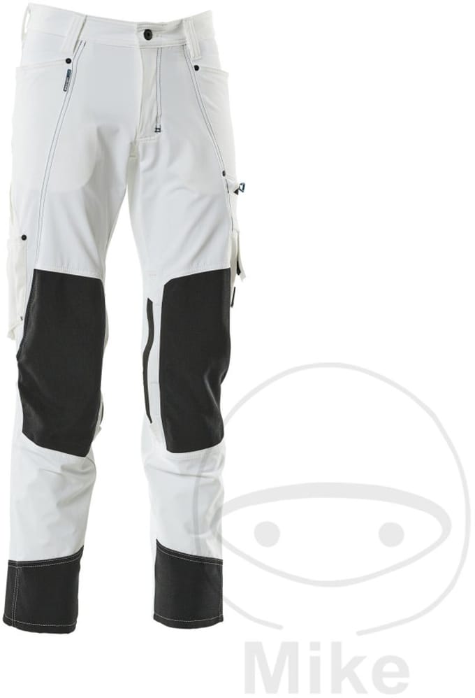 Mascot Advanced Broek met kniezakken 17179-311 - Wit - C50 - 82