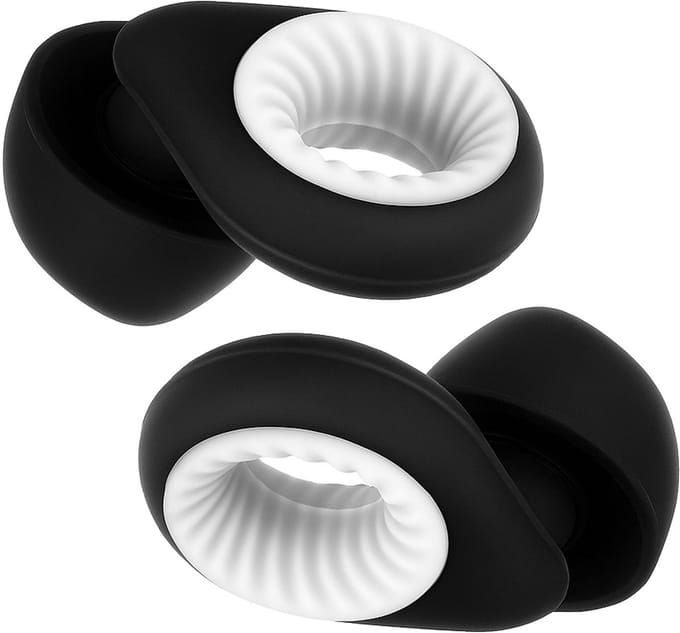 EarPlug Serie - Zatyczki Do Uszu - Czarno-białe - Silikon - Wyciszające 35 dB