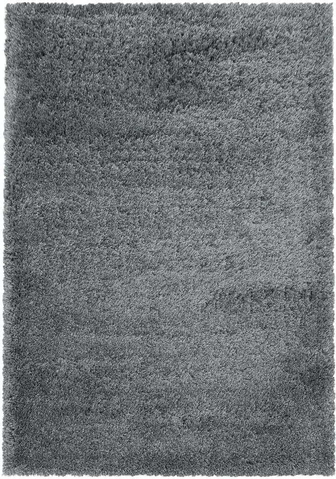 Extra hoogpolig shaggy vloerkleed Fluffy - lichtgrijs - 280x370 cm