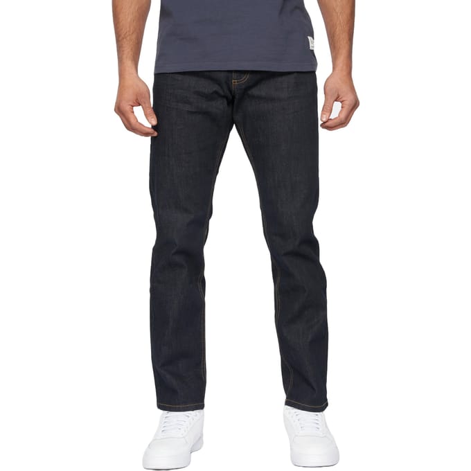 Duck and Cover Heren Hydras Straight Leg Jeans (Rauwe was)