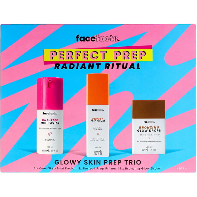 Face Facts Perfect Prep Radiant Ritual Gift Set 50 ml + 50 ml + 30 ml