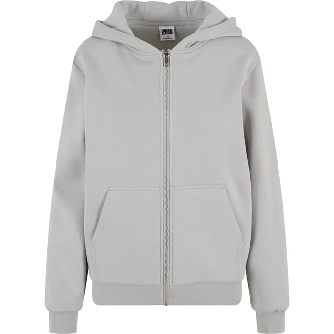 Urban Classics - Fluffy Vest met capuchon - M - Grijs