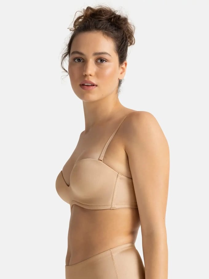 Dorina strapless BH - Bandeau bh - Sublime Sculpt - 75D - beige.
