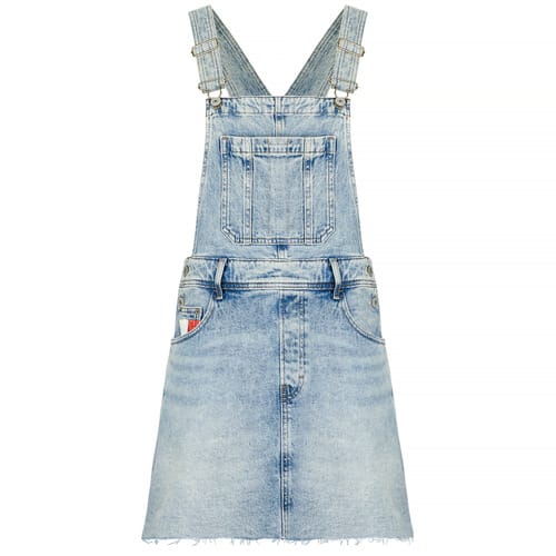 Jumpsui Tommy Jeans DENIM DUNGAREE DRESS RWB
